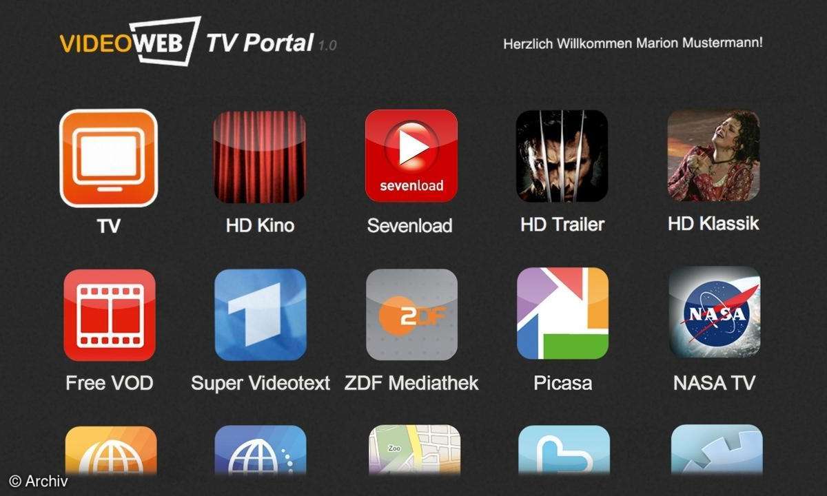 Hybrider HDTV-Receiver VideoWeb 600S
