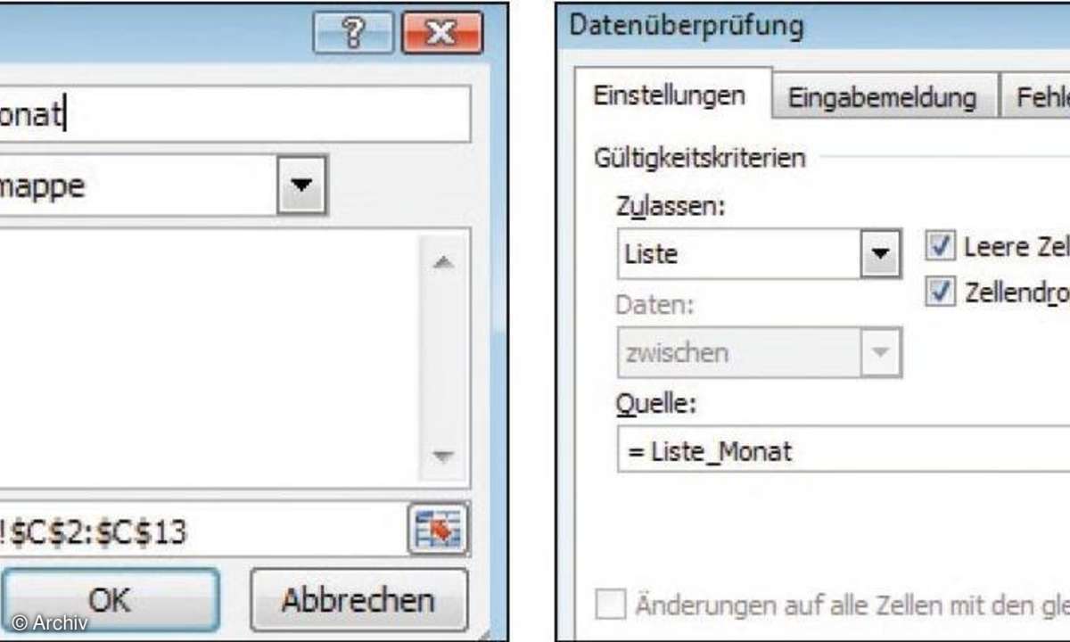 Excel: Zeiterfassung in Betrieben