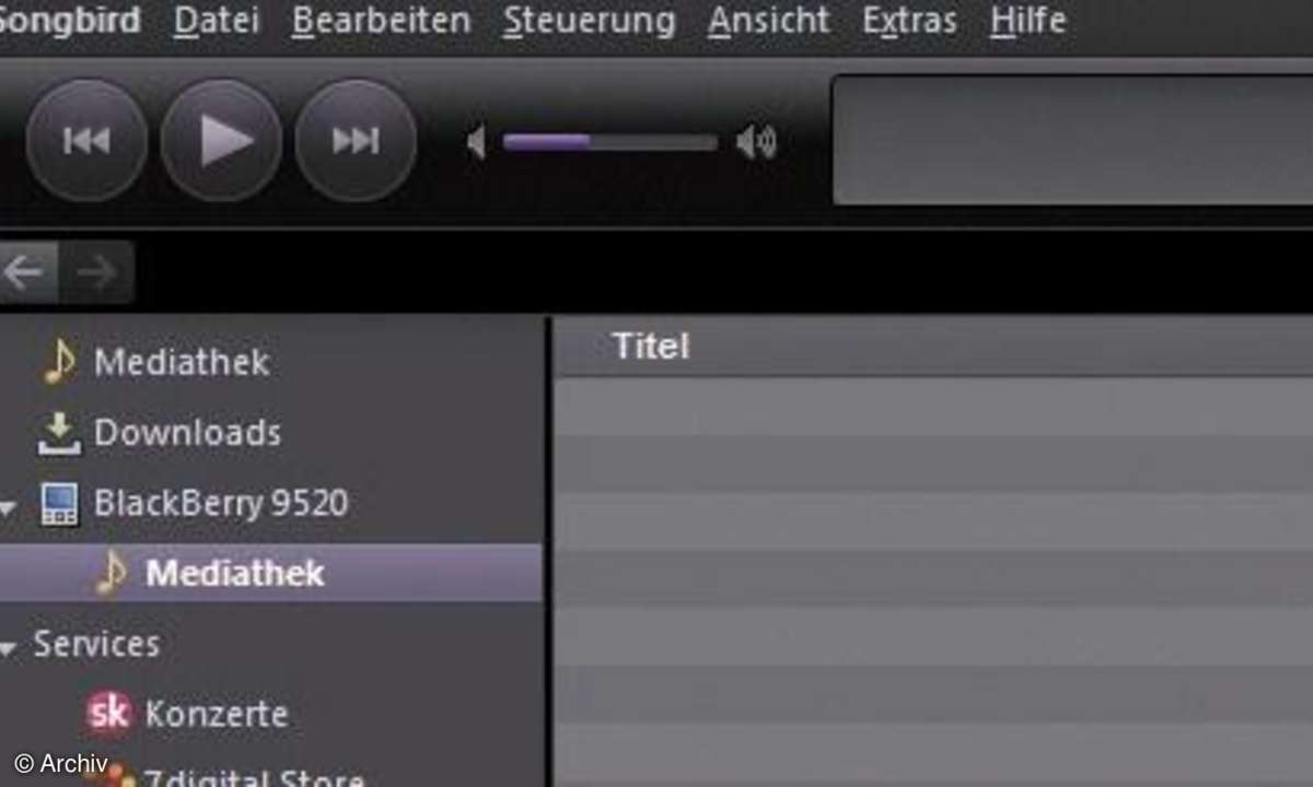 Synchronisieren von MP3-Songs