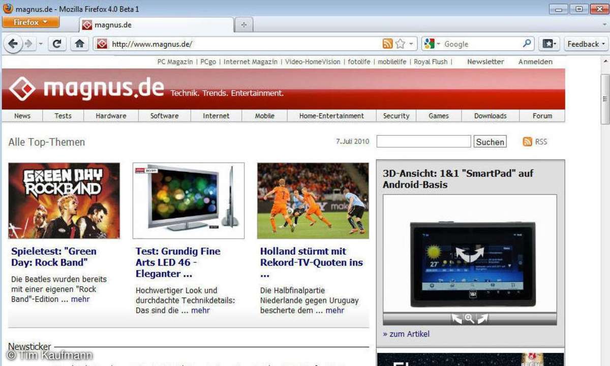 Firefox 4.0 Beta