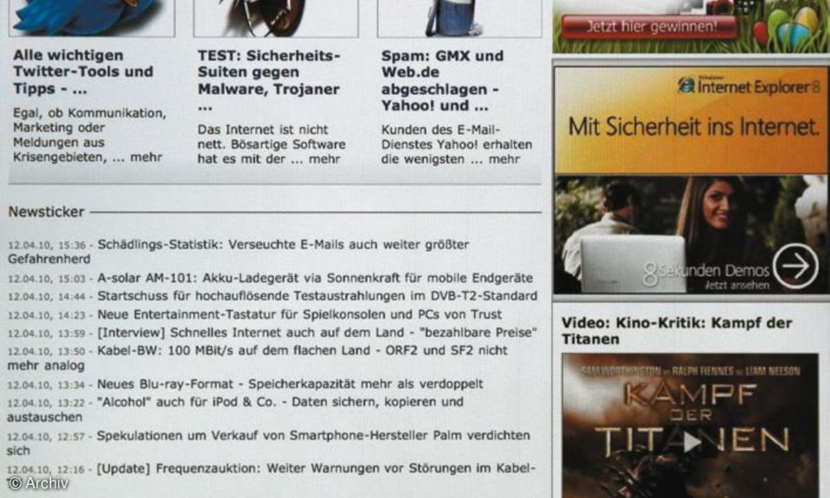 Der iPad-Test in Bildern