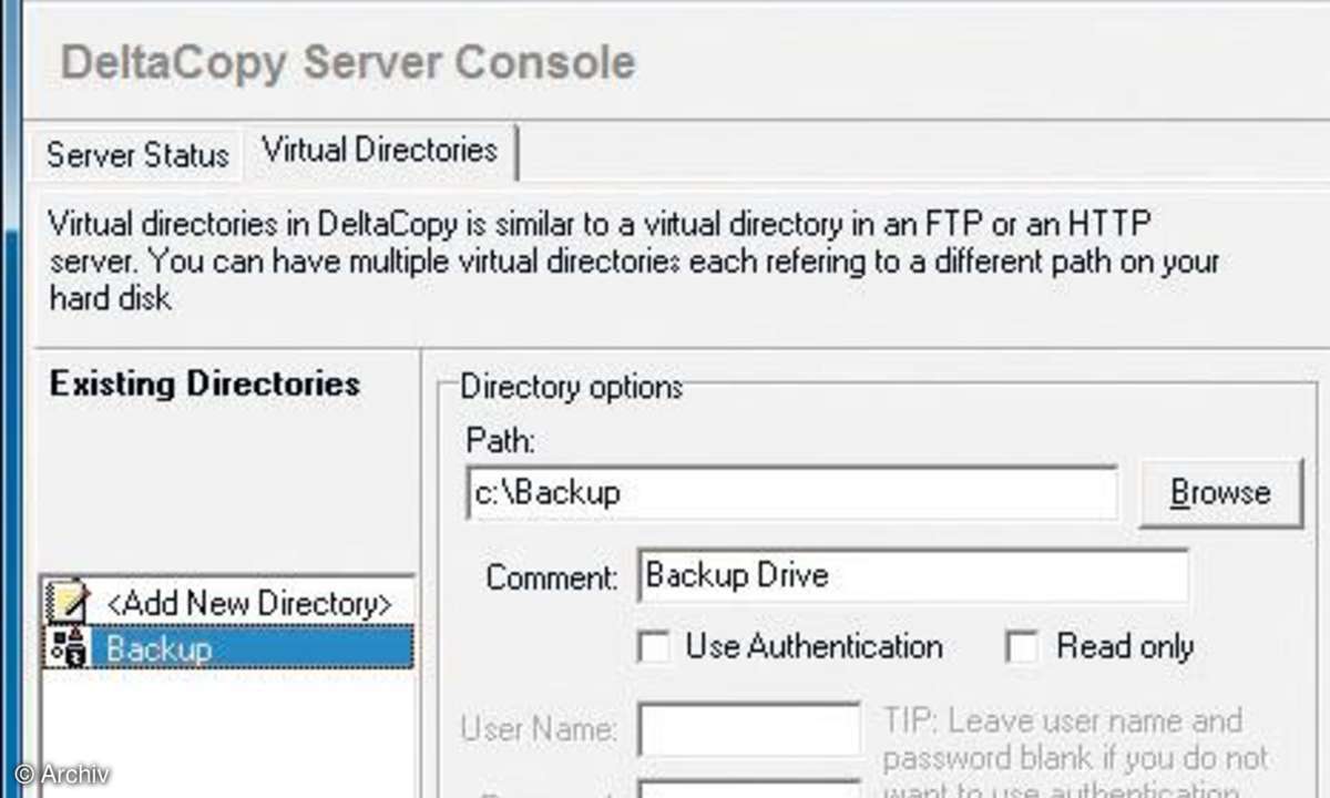 μTorrent und DeltaCopy in Bildern