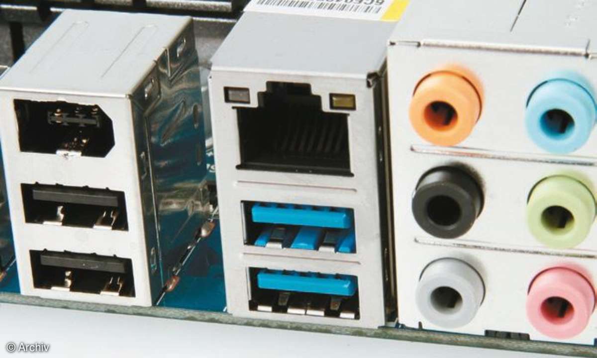 USB 3.0-Schnittstelle in Bildern