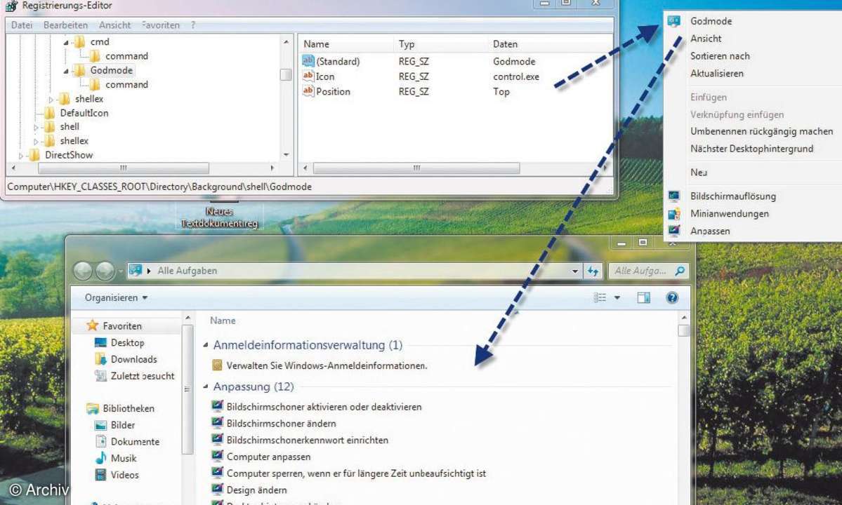 Der Windows Hack in Bildern