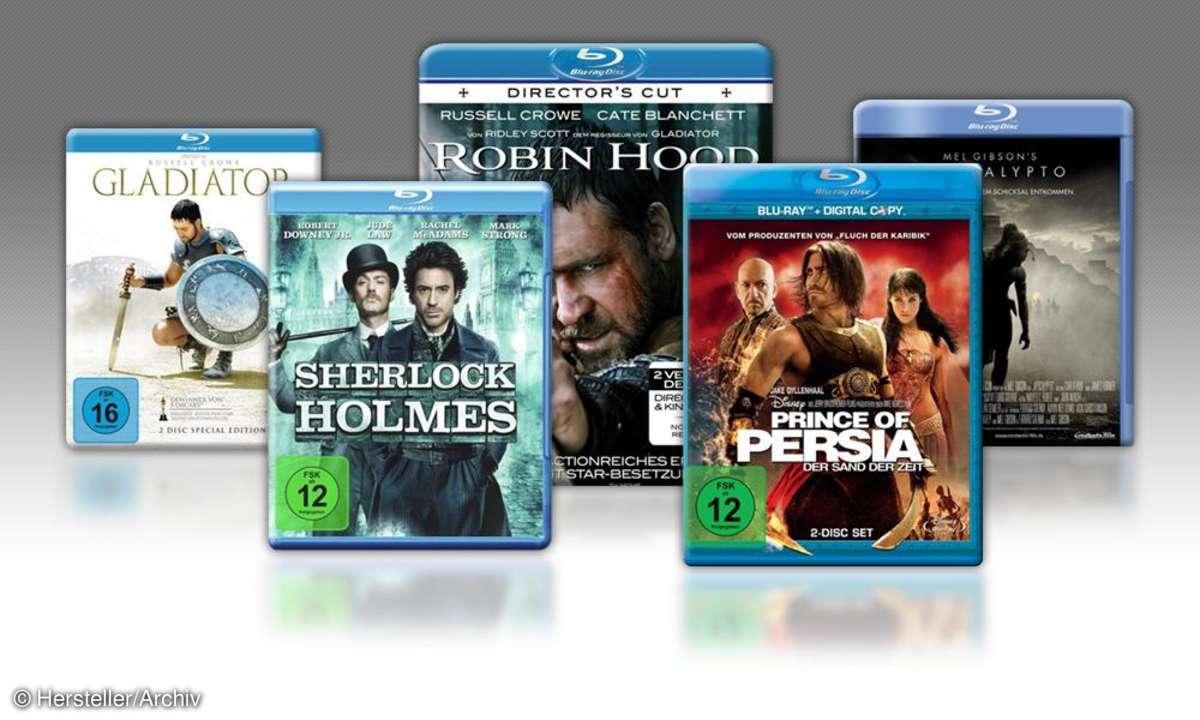 Die besten Abenteuerfilme auf Blu-ray