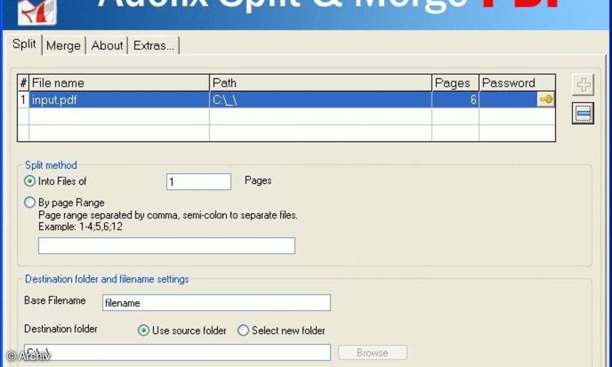 Adolix Split & Merge PDF