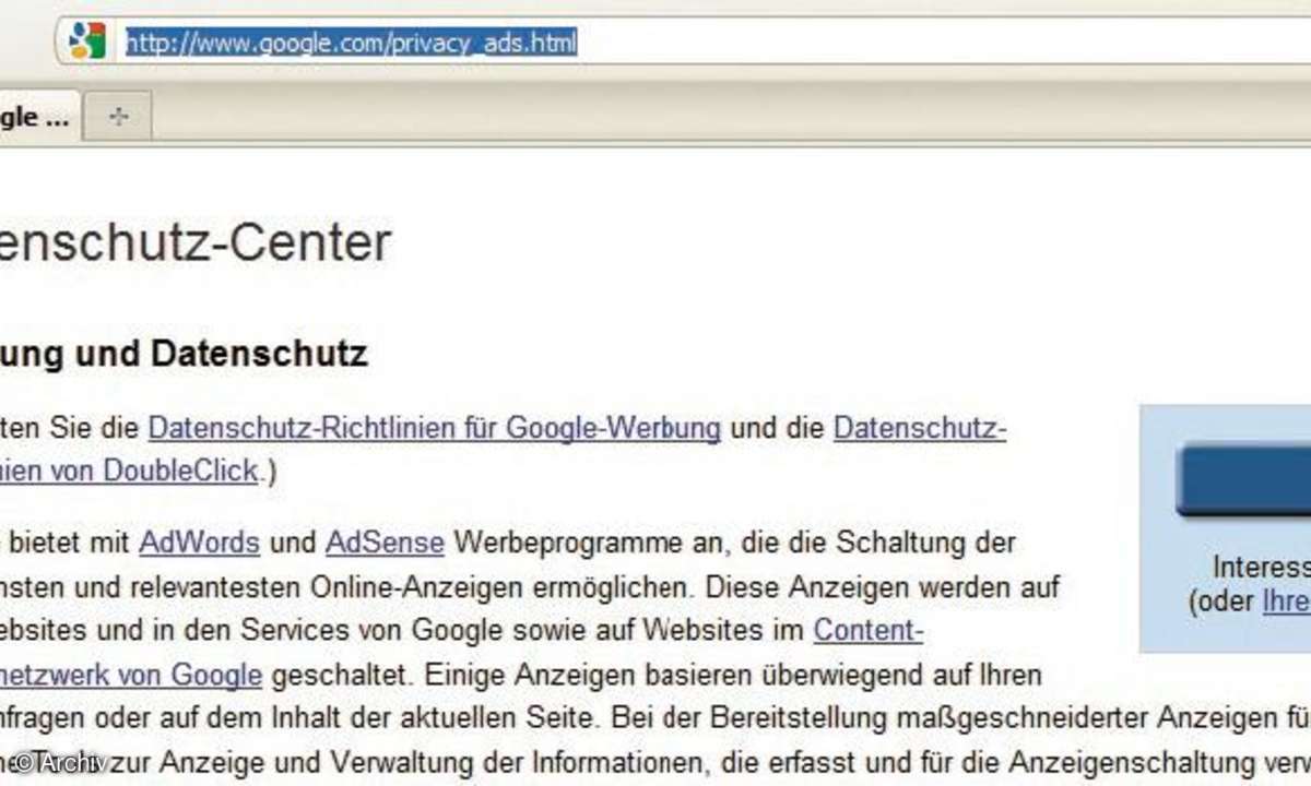 Google Datenschutz-Center