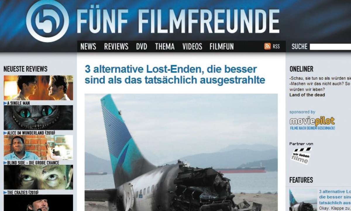 Fünf Filmfreunde surftipp website internet
