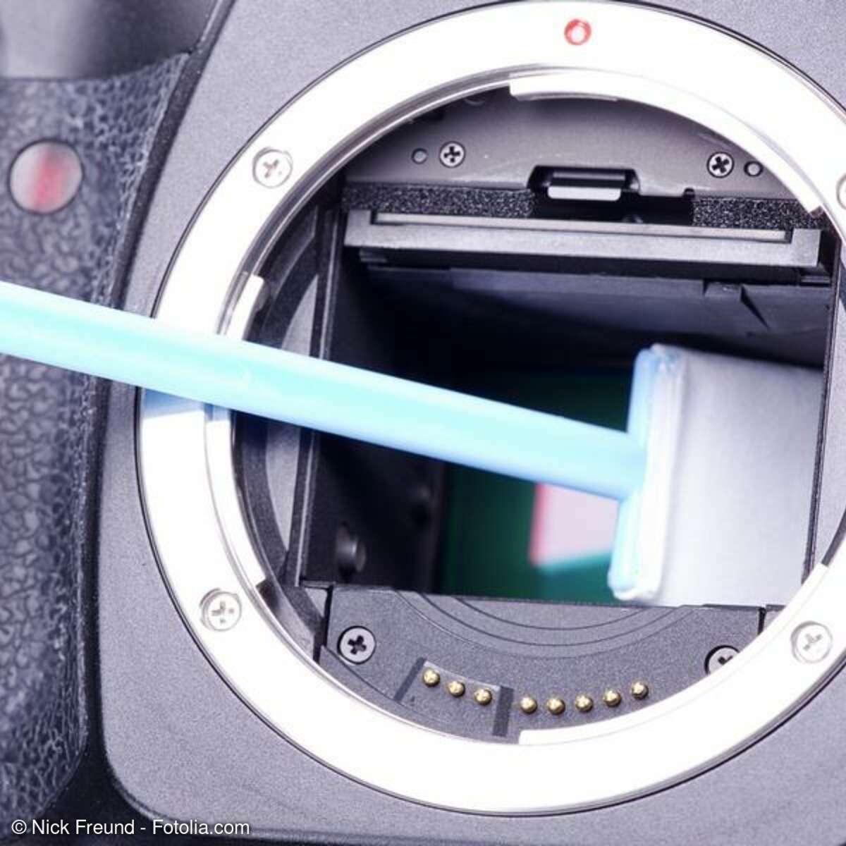 Reinigung von DSLR-Sensor