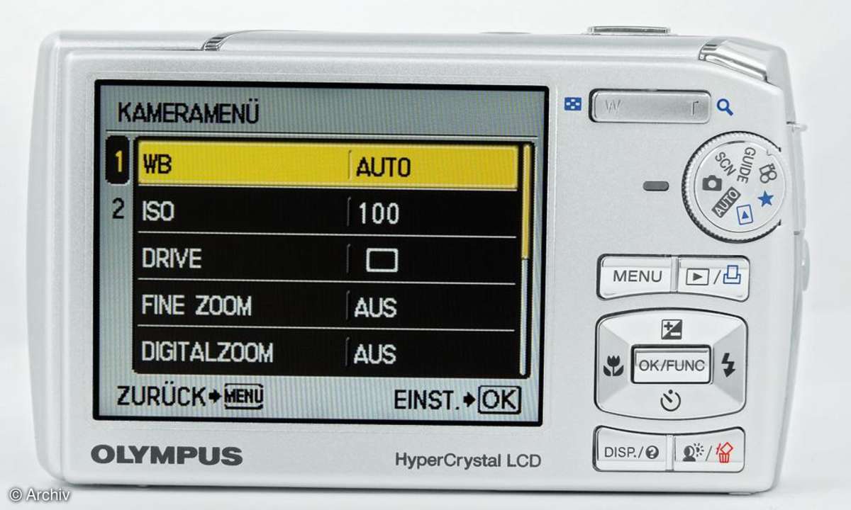 Olympus µ-1020 Rückseite