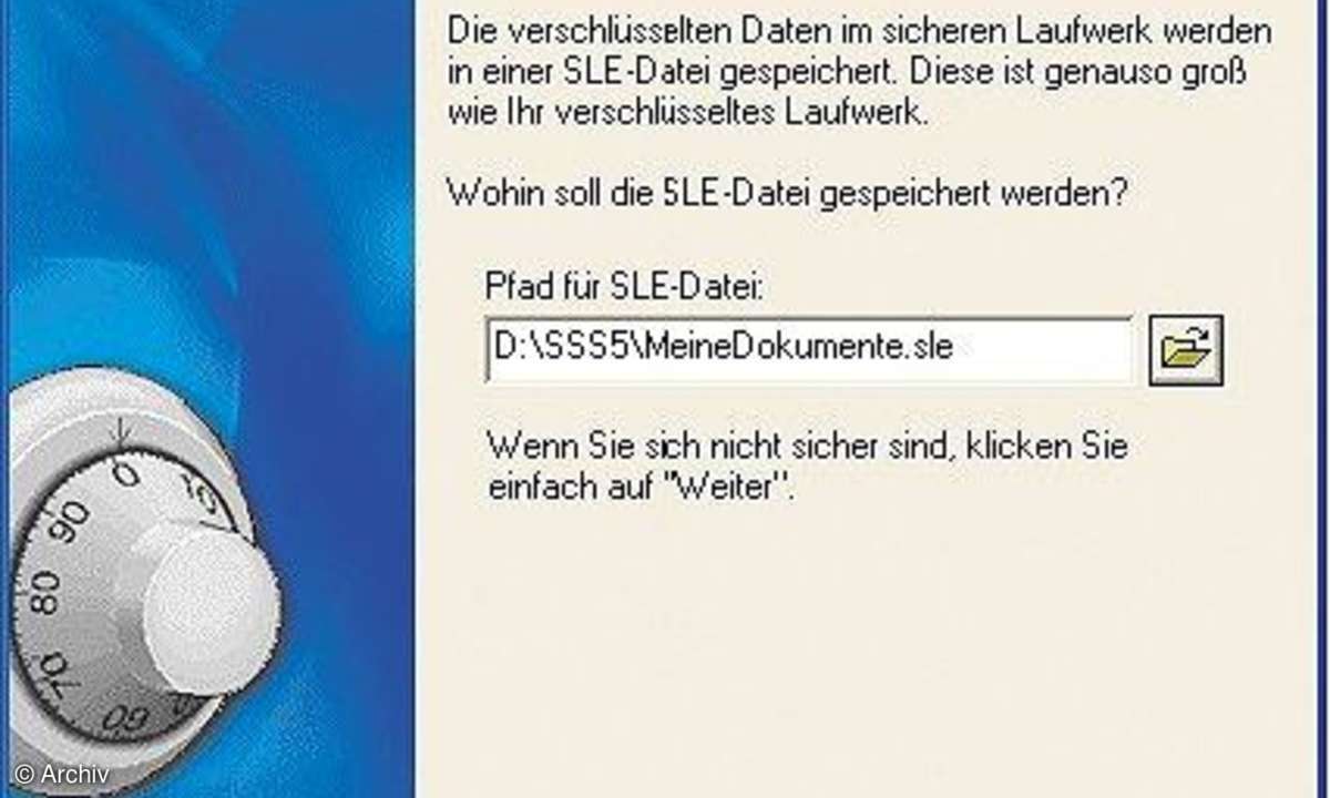Sicher wegschließen