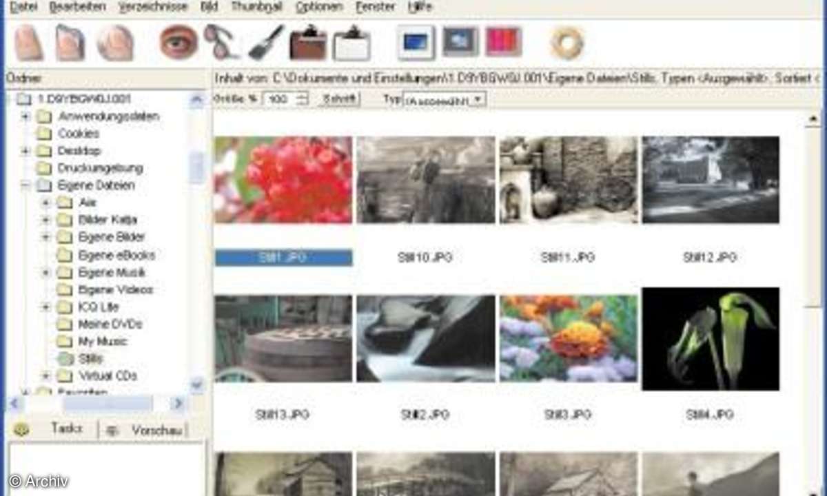 Bildverwaltung: ThumbsPlus 2000 SE