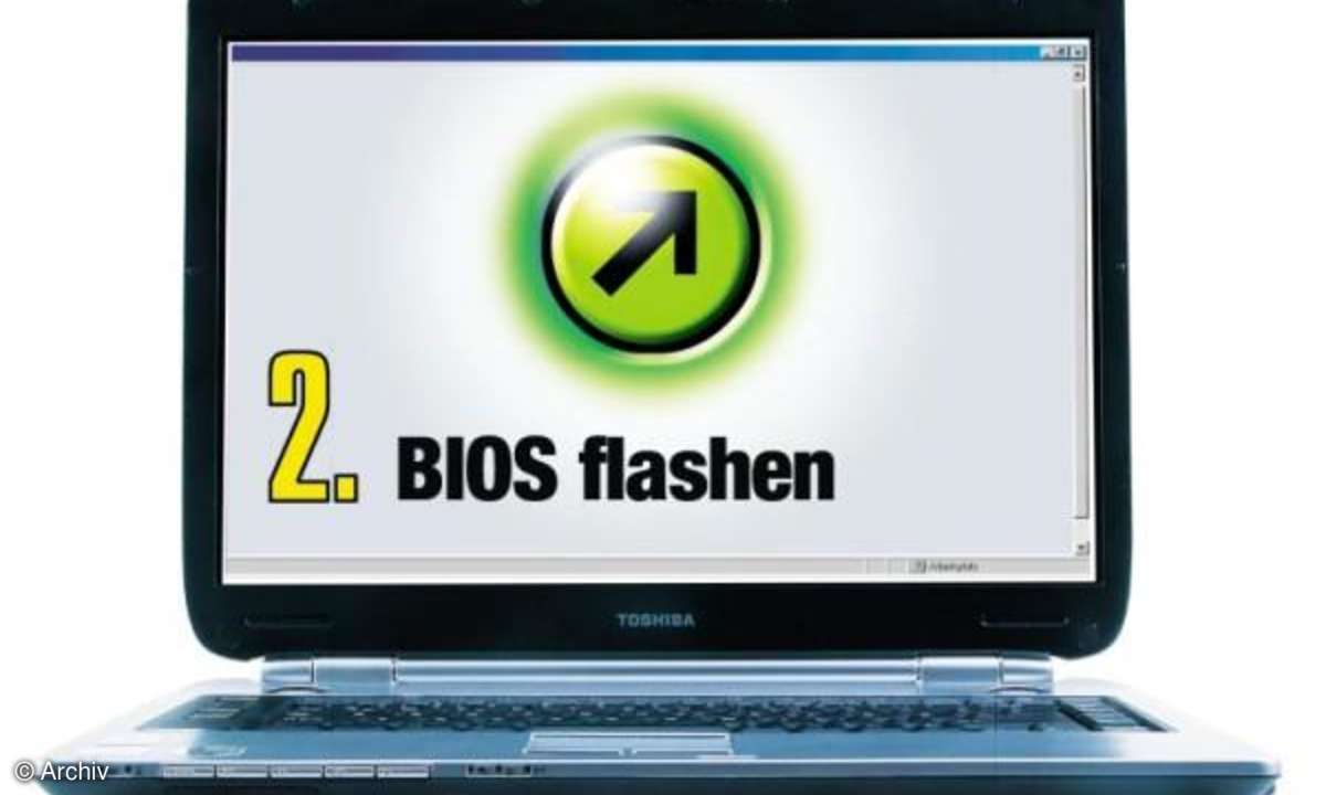 BIOS korrekt geflasht