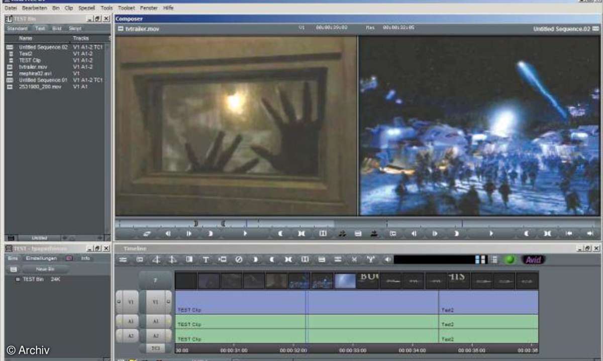 Eigene Filme mit Avid Free DV