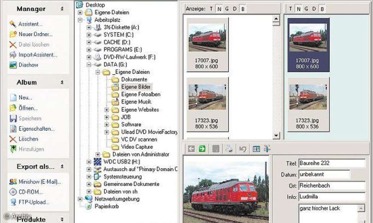 Digitale Fotoalben