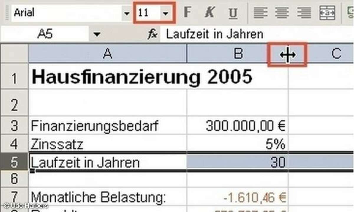 Ausdrucken von Excel-Tabellen