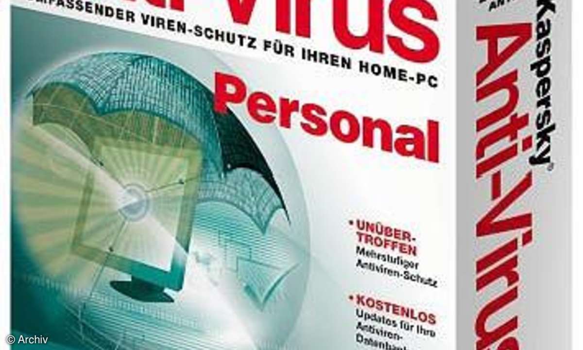 Perfekter Virenschutz: Kaspersky Anti-Virus Personal