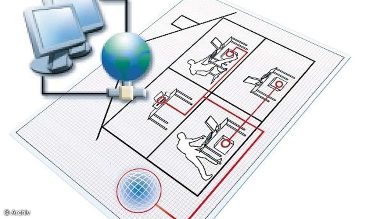 Richtig vernetzen: Geteilter Drucker