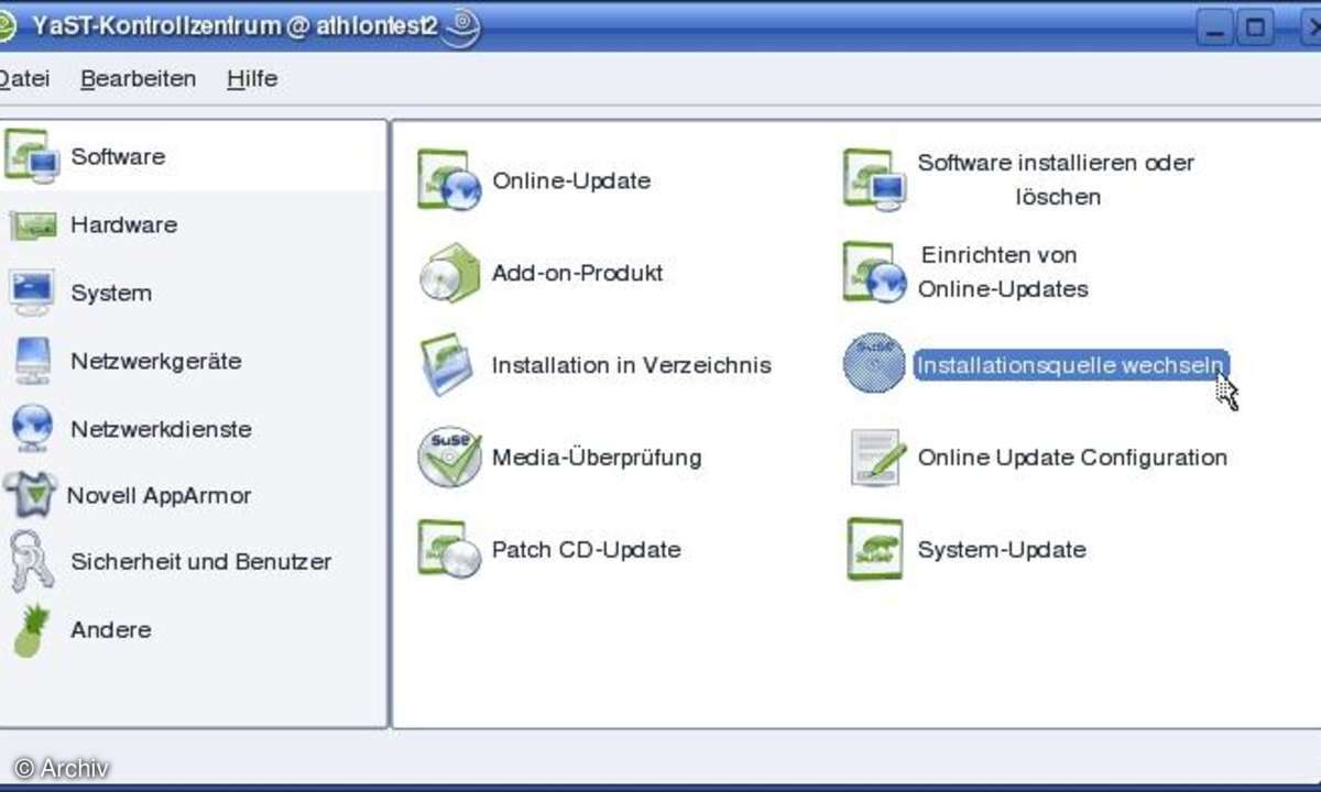 Software der regulären SuSE unter openSUSE nachrüsten