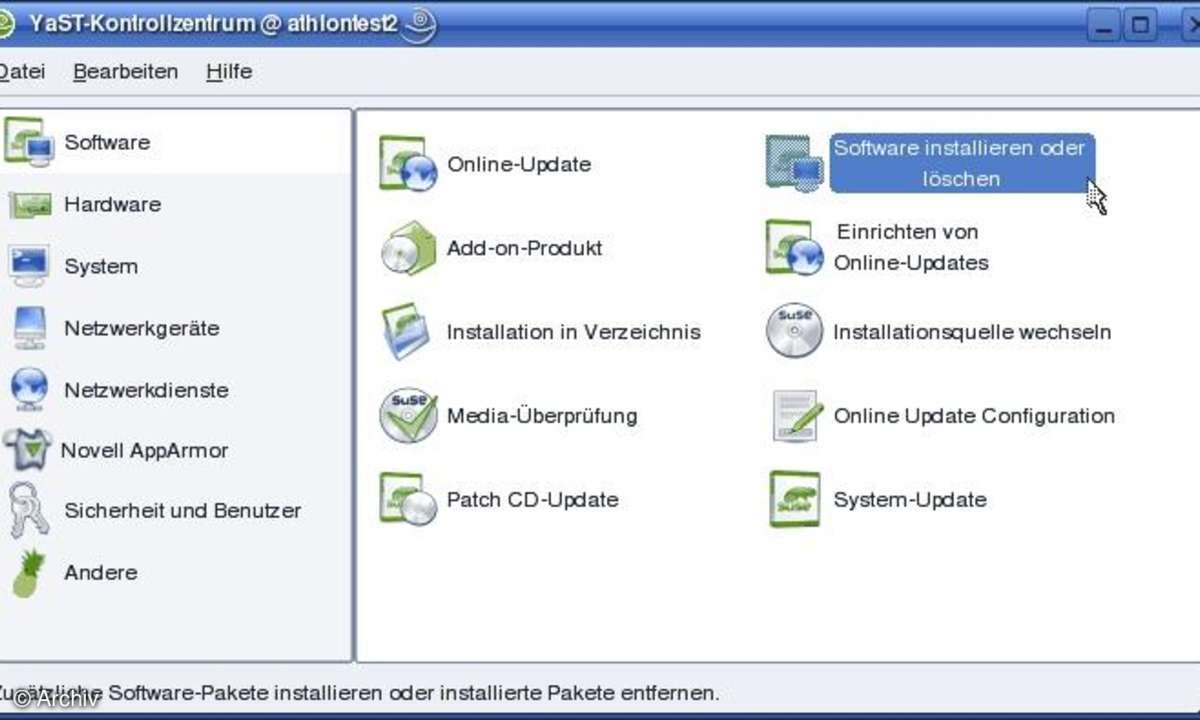 Software der regulären SuSE unter openSUSE nachrüsten