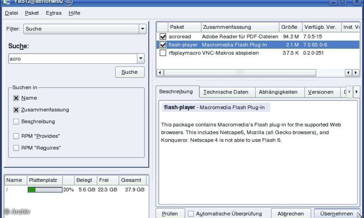 Software der regulären SuSE unter openSUSE nachrüsten