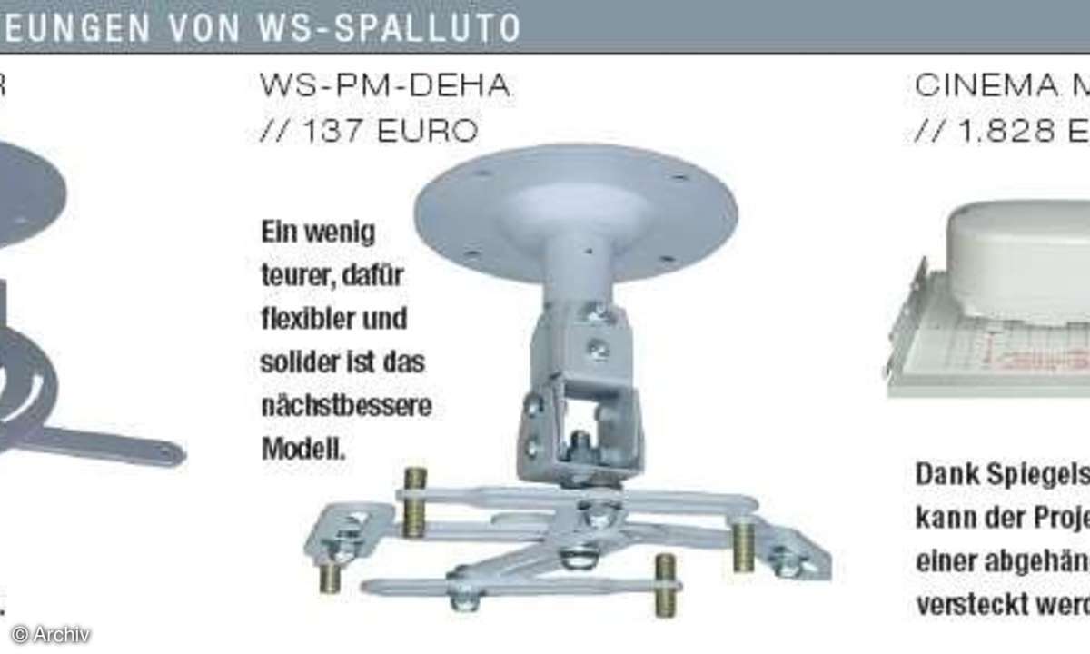 Deckenhalterungen von WS-Spalluto