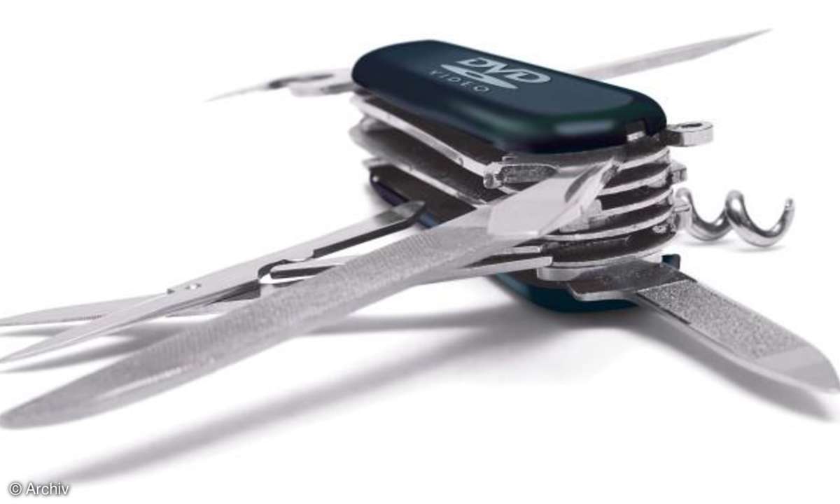 aufgeklapptes Taschenmesser