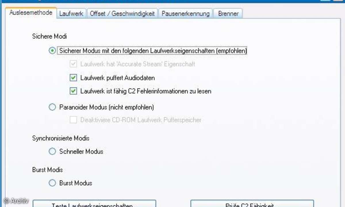 Letzte Rettung für Audio-CDs