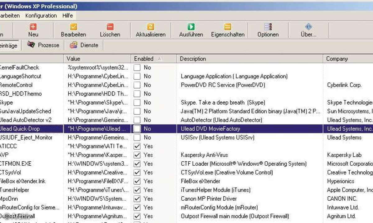 Windows-Start und -Shutdown beschleunigen