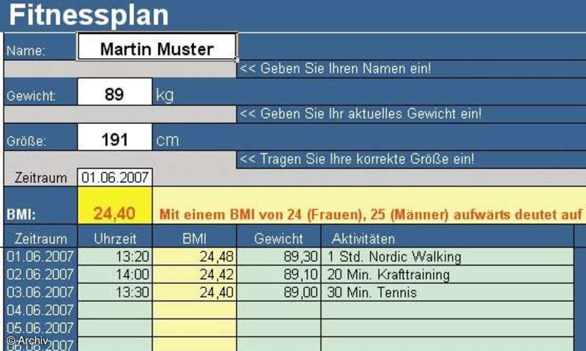 Fit durch den Sommer