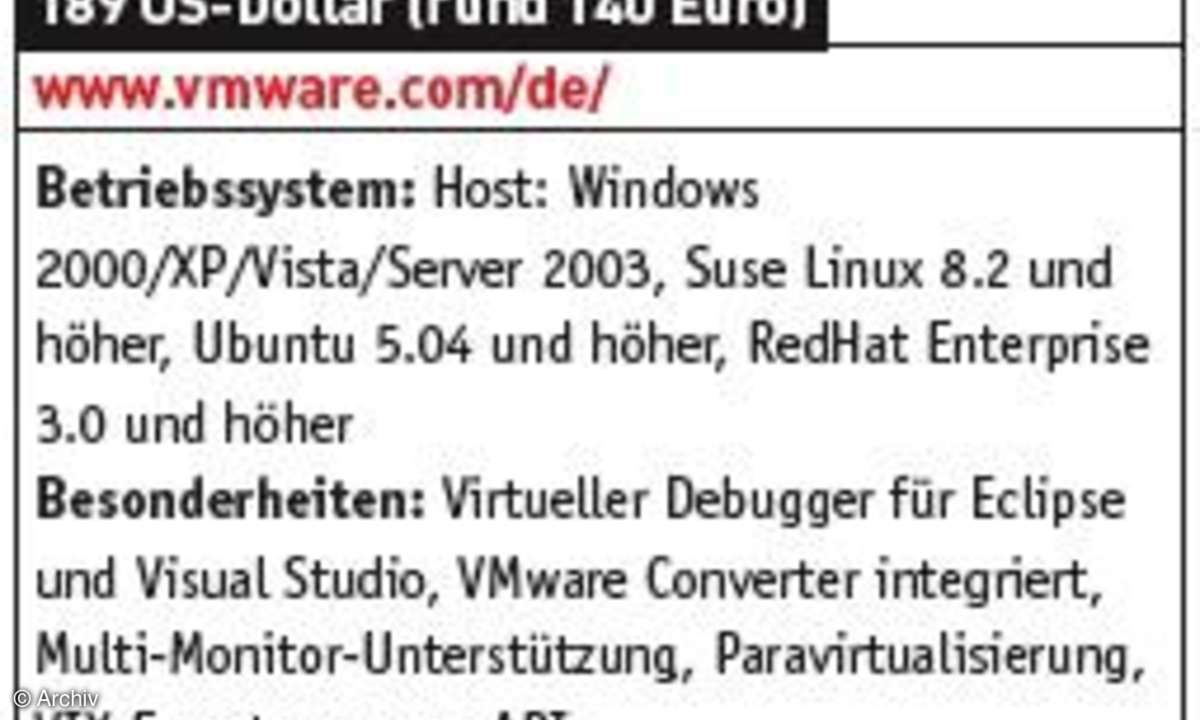 Test VMware Workstation 6