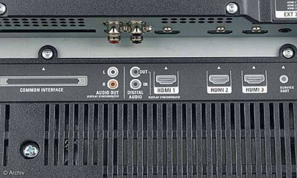 drei HDMI-Eingänge