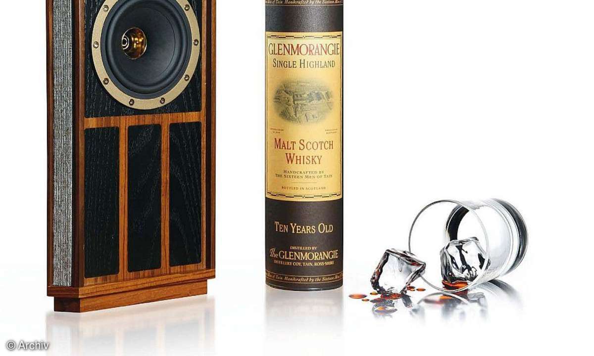 Tannoy Lautsprecher und Whisky