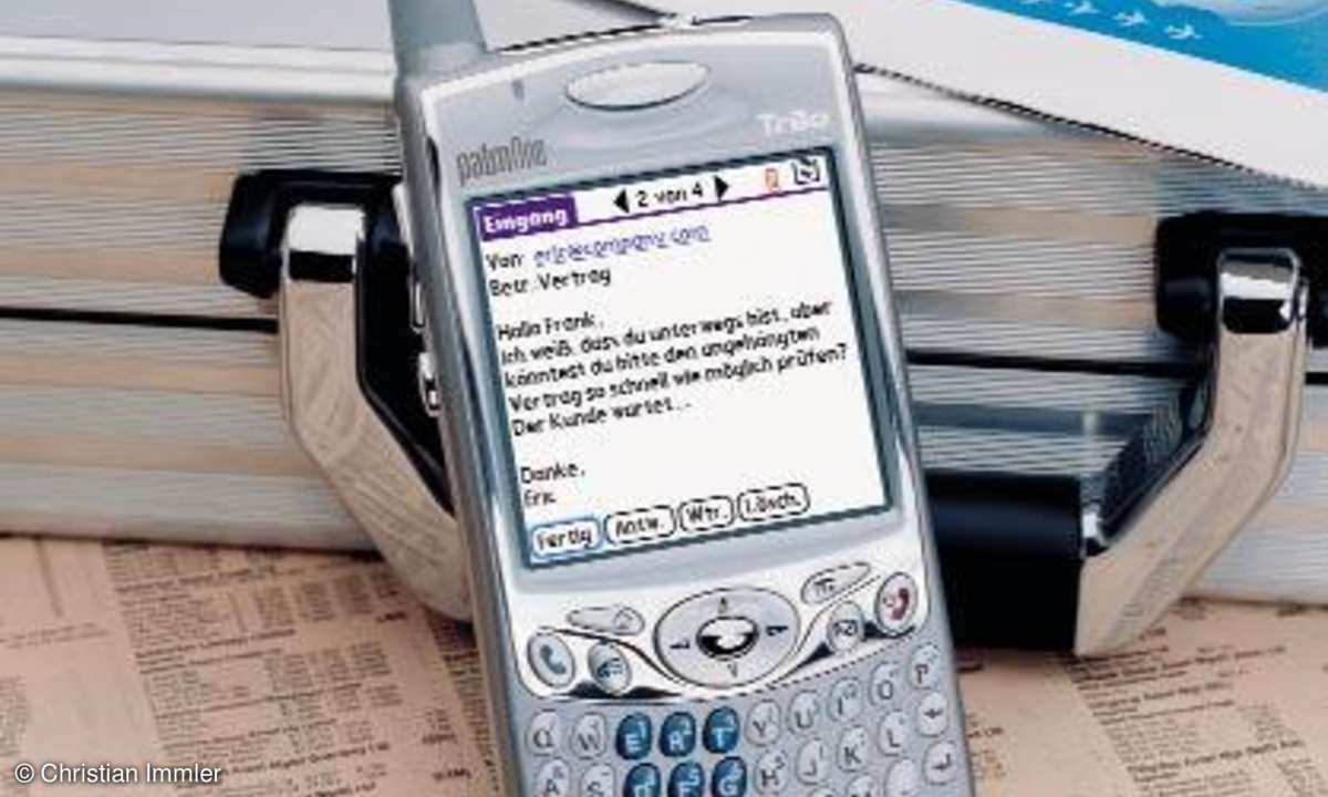 Praxis: E-Mail auf dem PDA