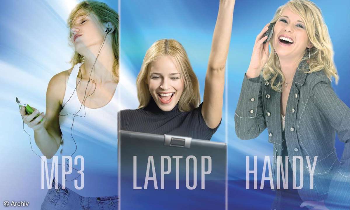 Notebook-, MP3-Player- und Handy-Tools