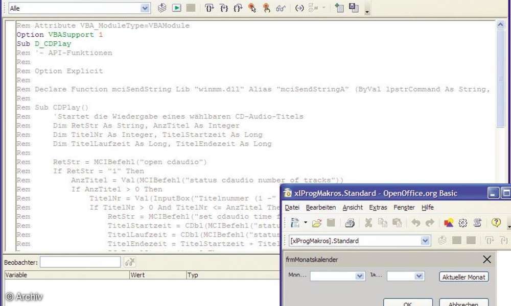 VBAMakros in connectliving