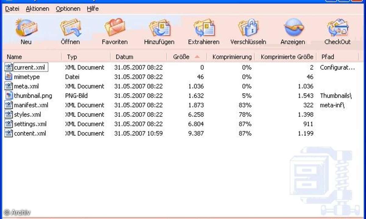 Office-Dokumente für die Ewigkeit