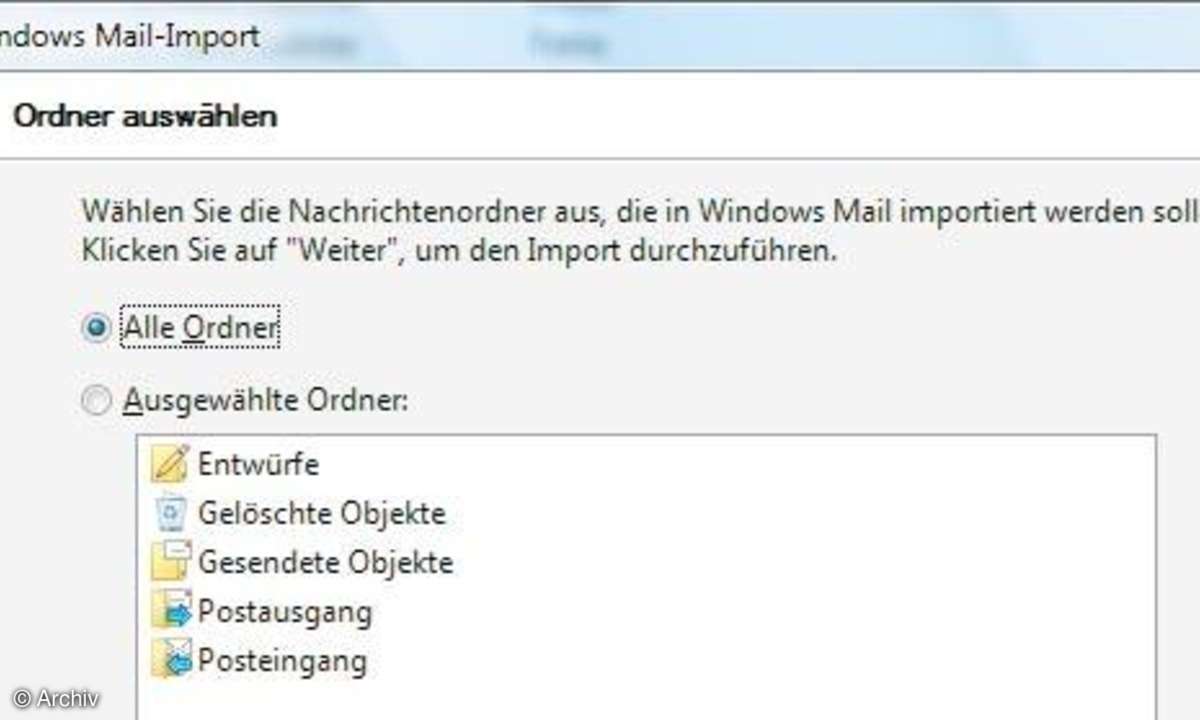 Vista: Windows Mail