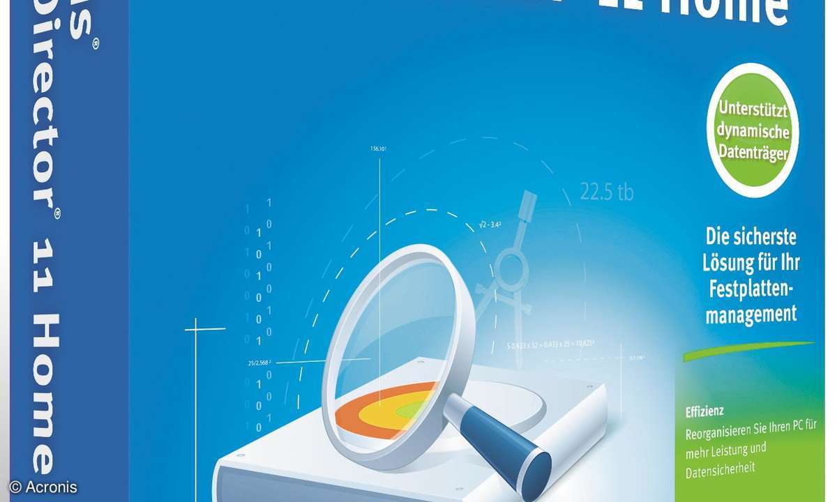 Acronis Disk Director 11 Home,System, Utility, Tool, Festplatte, Partitionierung