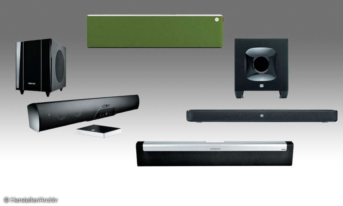 Vier Soundbars im Test