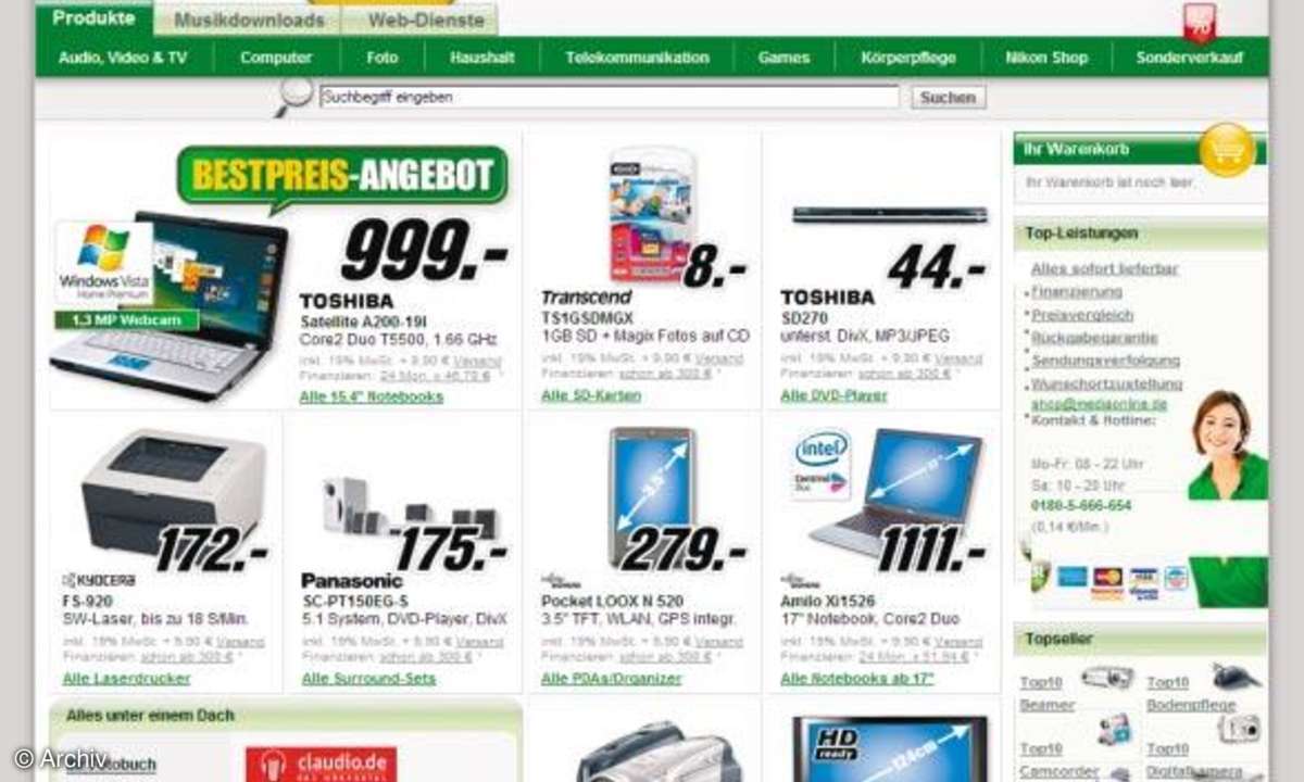 Auf dem Weg zum guten Shop-Layout
