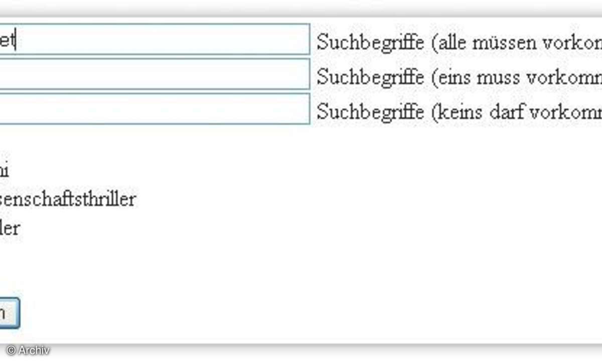 Webseiten mit ASP - Teil 3