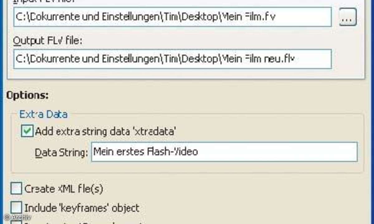 Kurzfilme für die Website