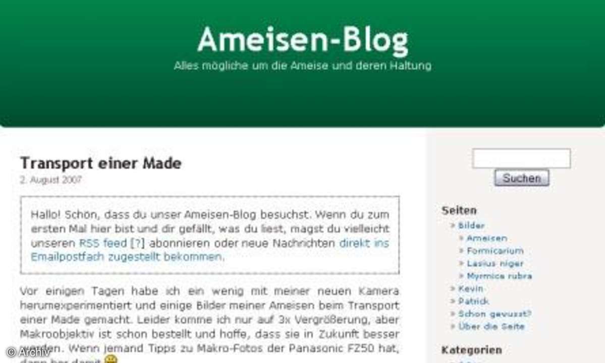 Tierische Blogs