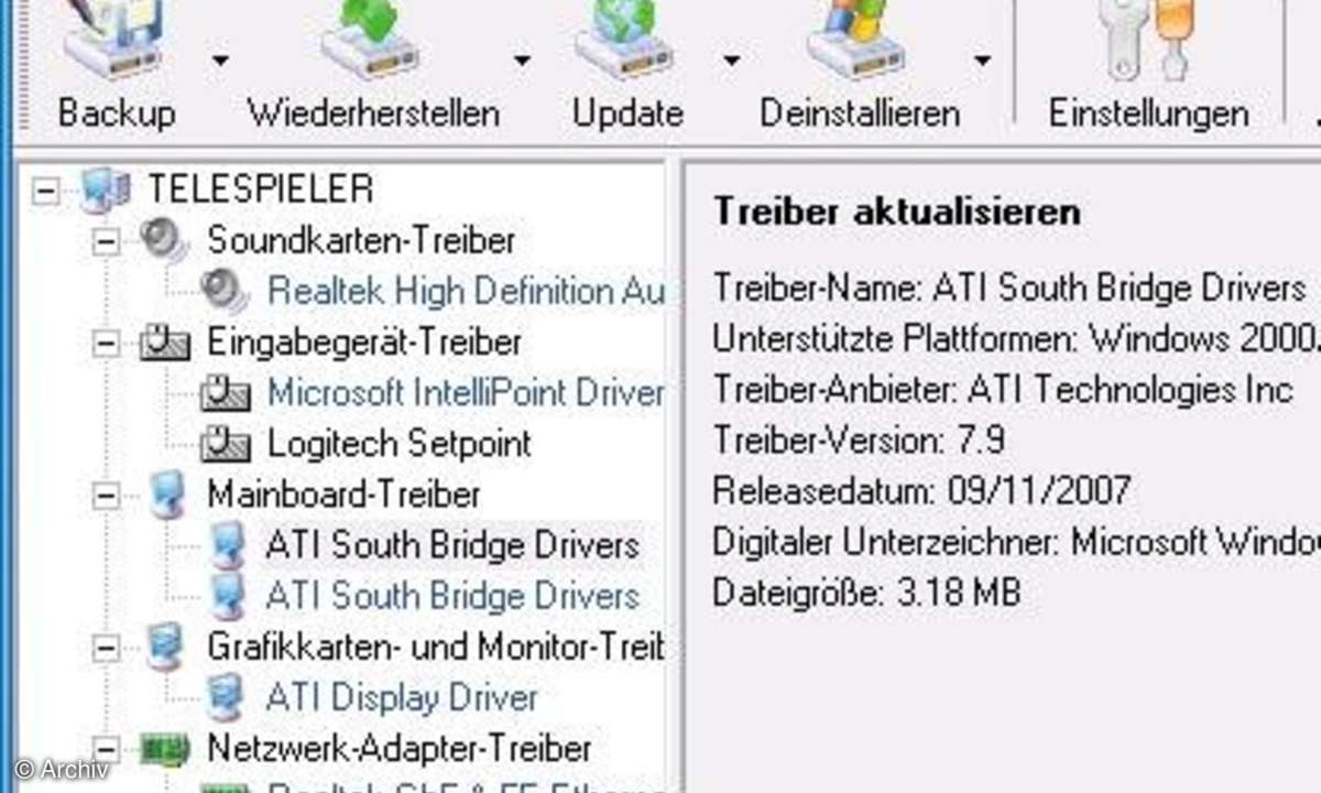 Treiber Update 2008