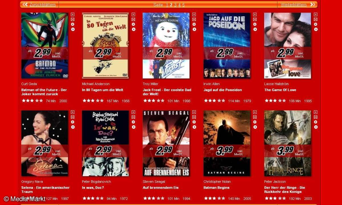 Media Markt, Filme, Download, VoD