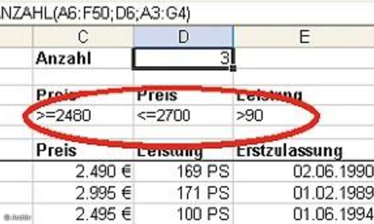 So wird Excel zur Datenbank