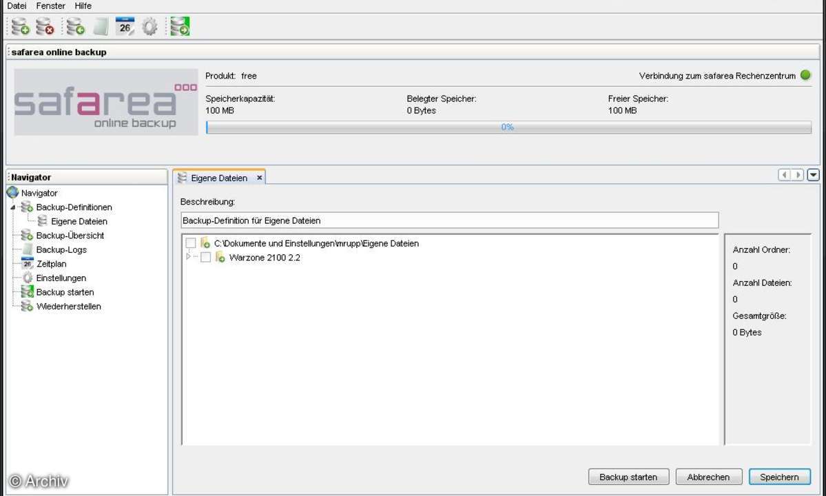 safarea online backup