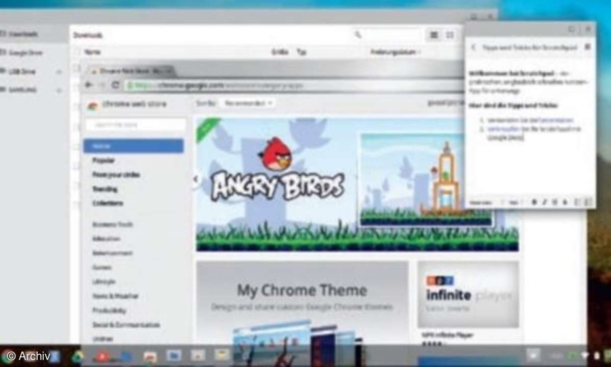 Chrome, Google, Anwendung