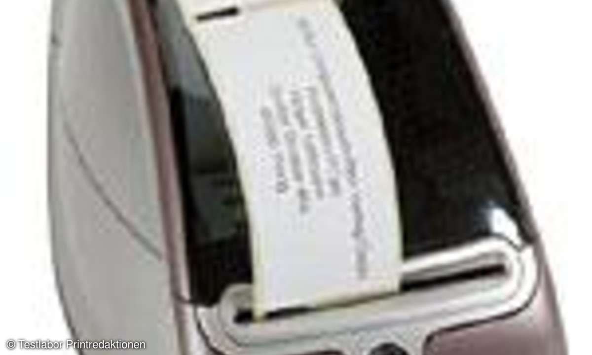 Labelprinter: Aufkleber